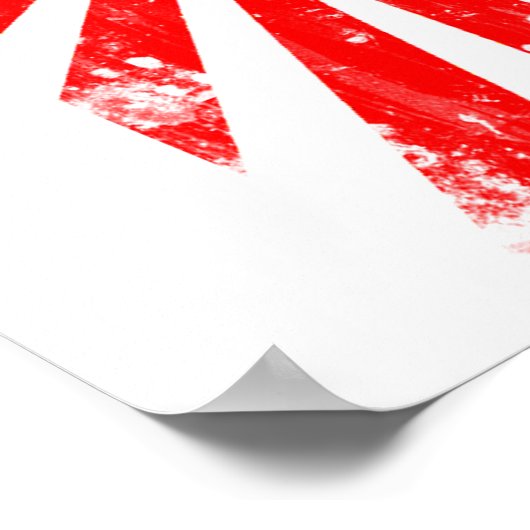 日本国旗 ポスター (角)