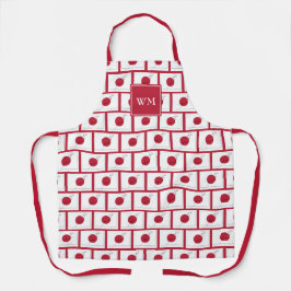 日本国旗 |モノグラム |日本の | エプロン