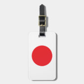 日本国旗 ラゲッジタグ (正面縦)