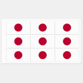 日本国旗 ラベル (シート)
