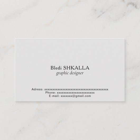 日本国旗 名刺 (裏面)