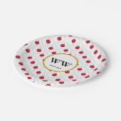 日本国旗 日の丸 お祝い 誕生日 伝統 ペーパープレート (アングル)