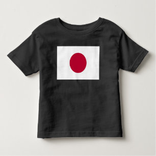 日本国旗：日の丸、日章木、赤日 トドラーTシャツ