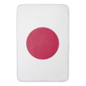 日本国旗：日の丸、日章木、赤日 バスマット (正面縦)