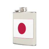 日本国旗:日の丸、日章木、赤日 フラスク (左)