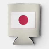 日本国旗：日の丸、日章木、赤日 缶クーラー (正面)