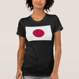 日本国旗:日の丸、日章木、赤日 Tシャツ