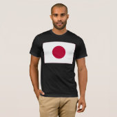 日本国旗：日の丸、日章木、赤日 Tシャツ (正面フル)