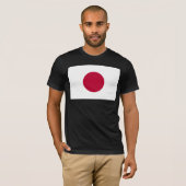 日本国旗：日の丸、日章木、赤日 Tシャツ (正面フル)
