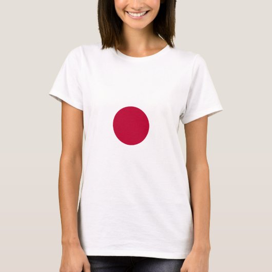 日本国旗 – 日章旗-日の丸-日本の国旗 Tシャツ (正面)