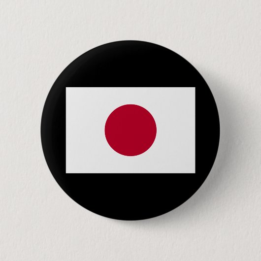 日本国旗 缶バッジ (正面)
