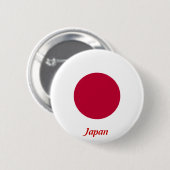 日本国旗 缶バッジ (正面&裏面)