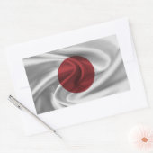 日本国旗 長方形シール (封筒)