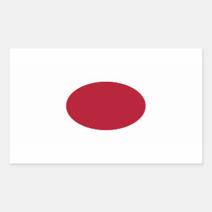日本国旗 長方形シール