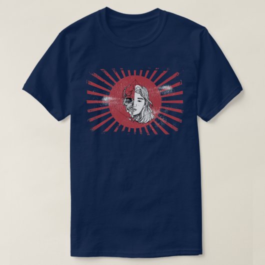 日本国旗(2) Tシャツ (デザイン正面)