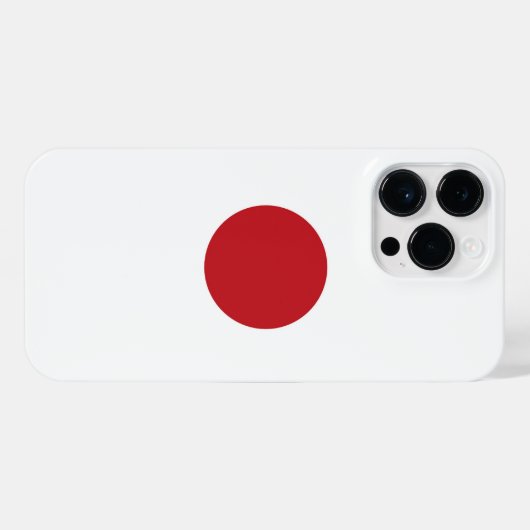 日本国旗 iPhoneケース (裏面横)