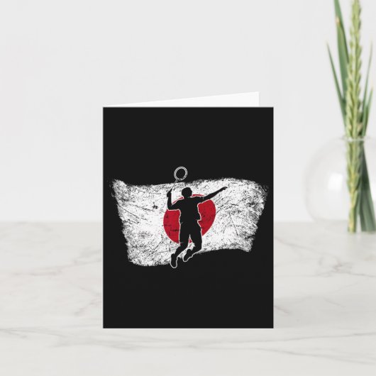 日本国日本の旗 カード (正面)