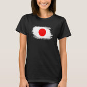 日本国日本の旗 Tシャツ (正面)