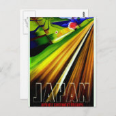 日本国有鉄道古旅行ポスター ポストカード (正面/裏面)