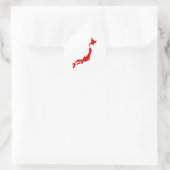 日本地図 ラウンドシール (バッグ)