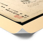 日本地図（1779年） ポスター (角)