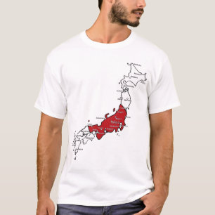 日本地図 Tシャツ