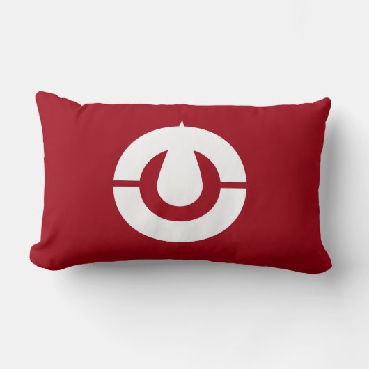 日本地方旗県高知県 ランバークッション (正面)