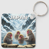 日本地獄谷猿公苑スノーモンキー キーホルダー (裏面)