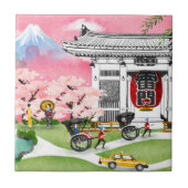 日本場面 タイル (正面)