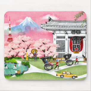日本場面 マウスパッド