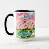 日本場面 マグカップ (左)