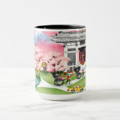 日本場面 マグカップ (中央)