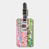 日本場面 ラゲッジタグ (正面縦)