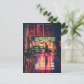 日本大阪ナイトアジアランドマーク日本の旅行 ポストカード (スタンド正面)