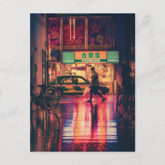 日本大阪ナイトアジアランドマーク日本の旅行 ポストカード (正面)