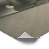 日本女性の床のポスター ポスター (角)