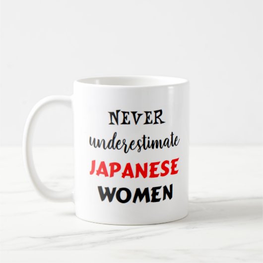 日本女性 コーヒーマグカップ (左)