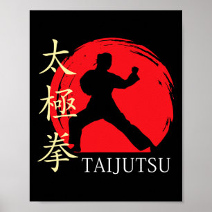 日本好きまたは武術愛好家のための日本の武道スポーツ ポスター