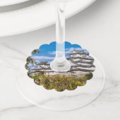 日本姫路#5城 ワイングラスタグ (クローズアップ)