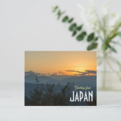 日本富士山からのご挨拶 ポストカード (スタンド正面)