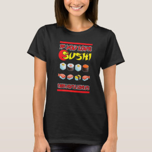 日本寿司わさび手巻き寿司マンダイコン Tシャツ