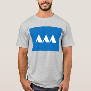 日本山形県国旗 Tシャツ