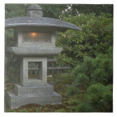 日本庭園の灯籠 タイル (正面)