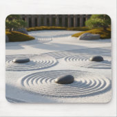 日本庭園砂紋藝術 瞑想 マウスパッド (正面)