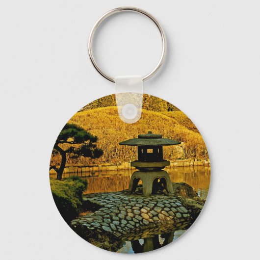 日本庭園 キーホルダー (正面)