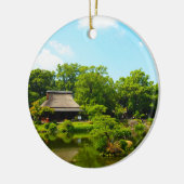 日本庭園 セラミックオーナメント (左)