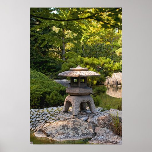 日本庭園 ポスター (正面)
