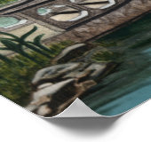 日本庭園 ポスター (角)