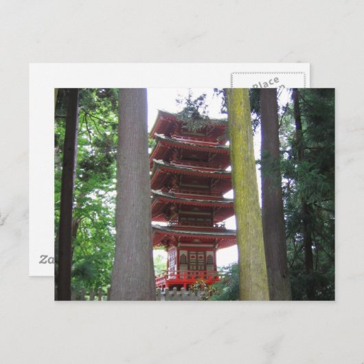 日本庭園 ポストカード (正面/裏面)