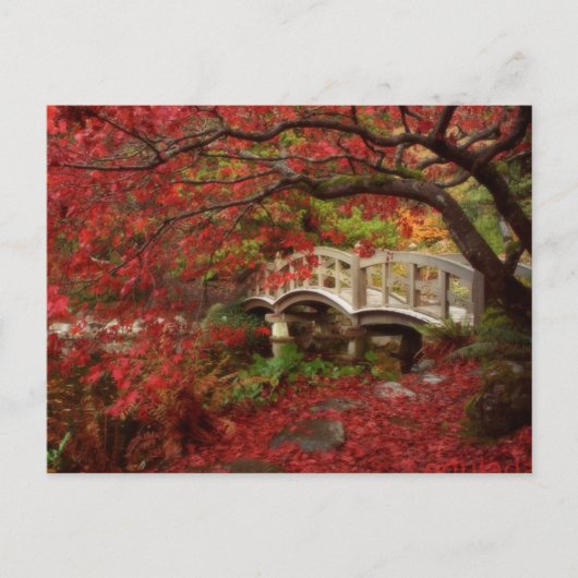 日本庭園 ポストカード (正面)